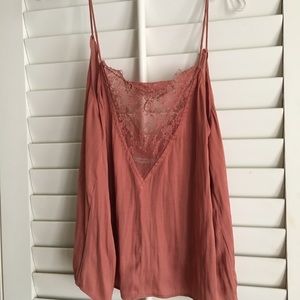 Urban outfitters kimichi blue Silk crop top